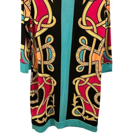 Nicole Miller heritage scarf print size M - Picture 7 of 9